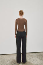 Load image into Gallery viewer, Korean Split Hem Ribbed Cardigan [4 Colours]
