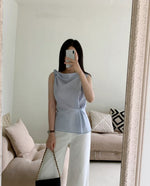 Load image into Gallery viewer, Korean Nica Asymmetric Top [2 Colours]
