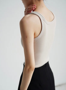 Classic Padded Stretch Tank Top [5 Colours]