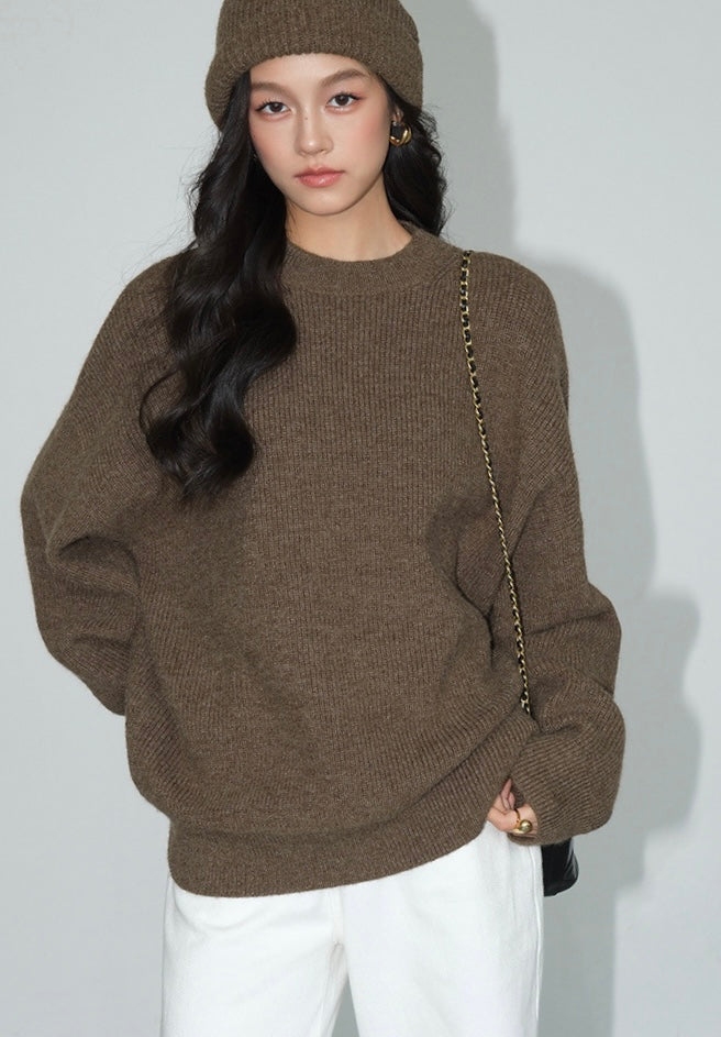 Oversized Sweater + Beanie Set [3 Colours]