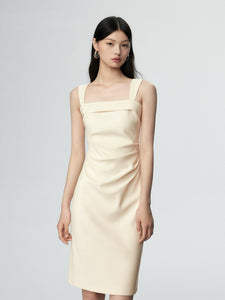 Sleeveless Shift Dress [2 Colours]