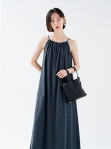 Cami Tent Dress in Navy