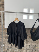 Load image into Gallery viewer, [Ready to Ship] Korean Pleat Blouson Blouse [3 Colours]
