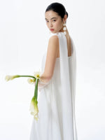 Load image into Gallery viewer, Crepe Pocket Tent Dress + Detachable Sash [2 Colours]
