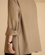 Load image into Gallery viewer, Oversized Hook Blazer in Khaki
