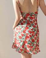 Load image into Gallery viewer, Scarlette Floral Cami Mini Dress in Orange
