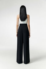 Load image into Gallery viewer, High Waist Curve Trousers in Black
