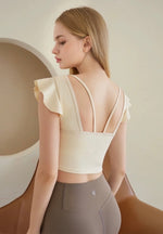 Load image into Gallery viewer, Cross Over Frill Bra Top [3 Colours]
