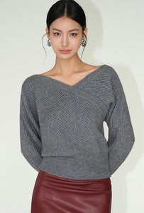 Multi-Way Off Shoulder Sweater [3 Colours]