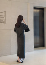 Load image into Gallery viewer, Korean Slit Knit Dress [3 Colours]
