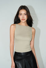 Load image into Gallery viewer, Boatneck Sleeveless Top [4 Colours]
