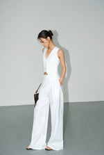 Load image into Gallery viewer, Linen Wide Leg Trousers [2 Colours]
