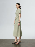 Load image into Gallery viewer, Shirring Midi Dress [2 Colours]
