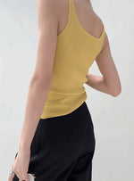 Load image into Gallery viewer, Light Knit Tank Top in Yellow
