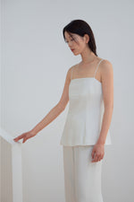 Load image into Gallery viewer, Korean Tailored Peplum Camisole Top [2 Colours]
