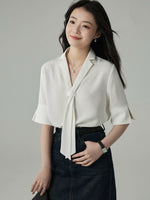 Load image into Gallery viewer, Buttery Lapel Blouse [5 Colours]
