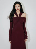 Load image into Gallery viewer, Multi-way Halter Off Shoulder Dress [2 Colours]
