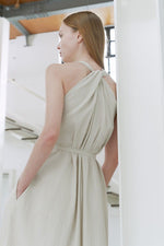 Load image into Gallery viewer, Korean Rize Twist Back Pocket Dress [3 Colours]
