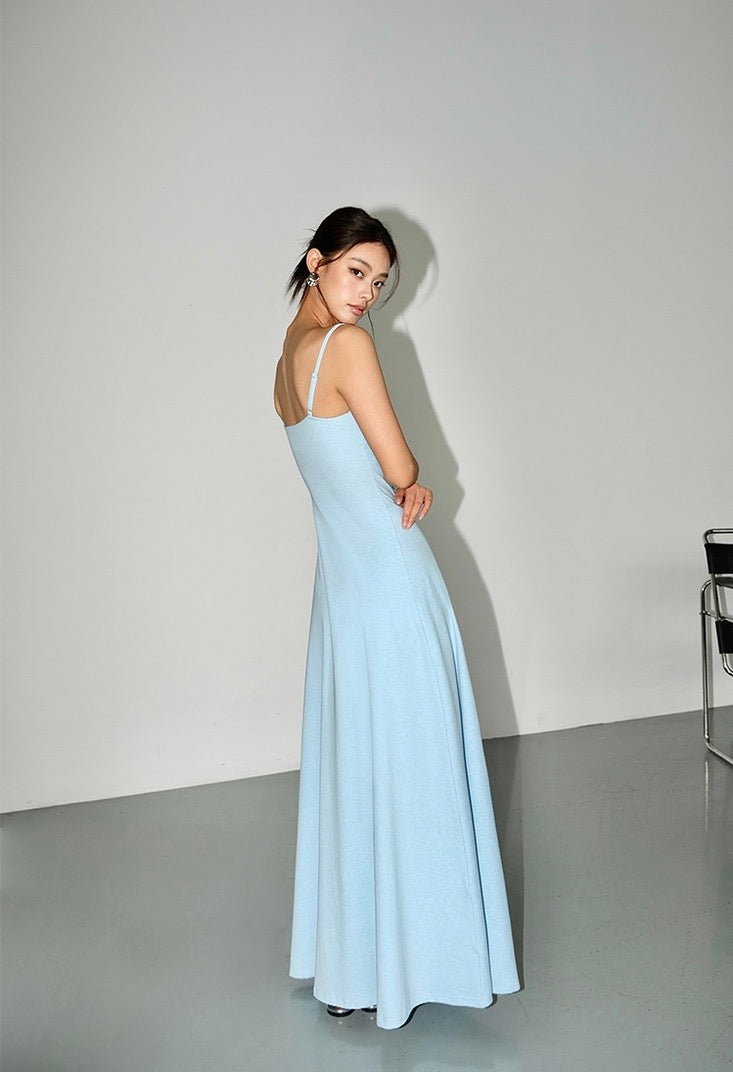 Padded Square Neck Maxi Dress [2 Colours]