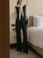 Load image into Gallery viewer, Korean Bilte Tailored Stretch Trousers [2 Colours]
