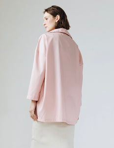 Cara Convertible Sleeve Outerwear in Pink