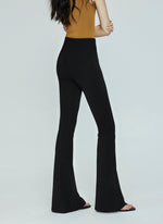 Load image into Gallery viewer, Curve Stretch Flare Leg Trousers in Black
