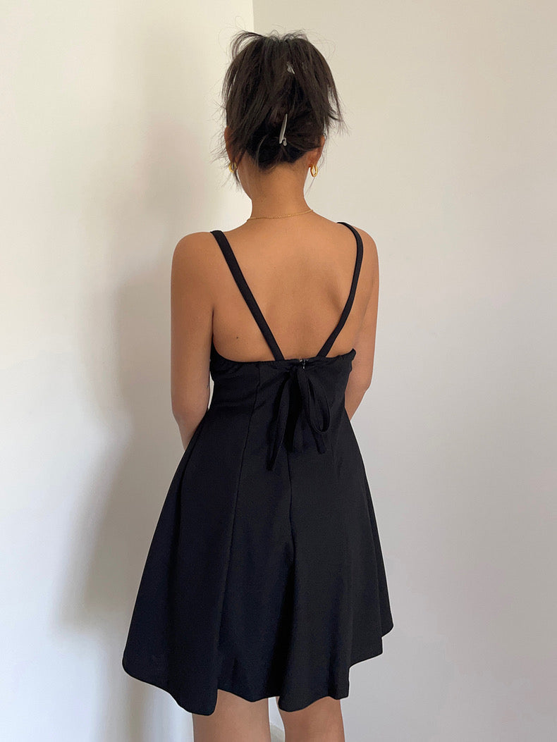 Tie Back Skater Dress [4 Colours]