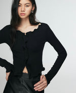 Load image into Gallery viewer, Ruffle Long Sleeve Top [2 Colours]
