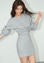 Load image into Gallery viewer, Cutout Back Sweater Dress [2 Colours]
