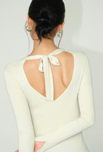 Load image into Gallery viewer, Tie Back Flute Sleeve Knit Top [3 Colours]
