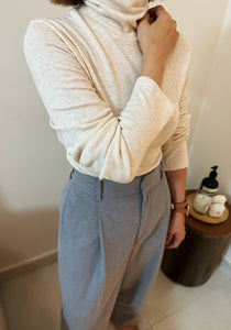 Korean Soft Turtleneck Top [3 Colours]