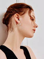Load image into Gallery viewer, Beaded Hoop Earrings
