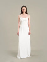 Load image into Gallery viewer, Classic Drape Neck Gown in White
