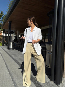 Classic Oversized Pocket Shirt in White