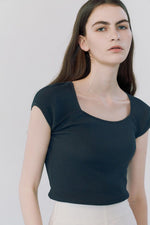 Load image into Gallery viewer, Korean Domanite Cutout Back Knit Top [4 Colours]

