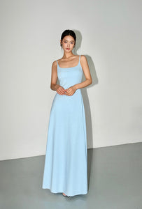 Padded Square Neck Maxi Dress [2 Colours]