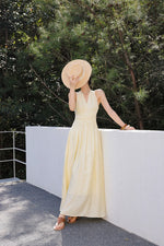 Load image into Gallery viewer, Gathered Pocket Maxi Dress [2 Colours]
