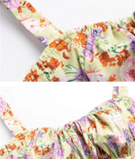 Load image into Gallery viewer, Candace Sweetheart Floral Dress in Multi
