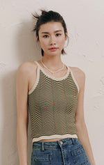 Load image into Gallery viewer, Printed Knit Sleeveless Top in Multi
