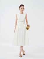 Load image into Gallery viewer, Cutout Pocket Midi Dress [2 Colours]
