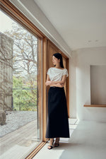 Load image into Gallery viewer, Korean Rotu Ruched Stretch Blouse [2 Colours]
