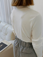 Load image into Gallery viewer, Korean Light Ribbed Turtleneck Top [2 Colours]
