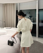 Load image into Gallery viewer, Korean Billie Tencel Blend Shirt Dress [2 Colours]
