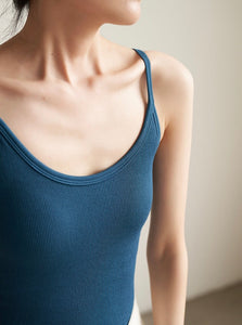 Classic Round Neck Stretch Camisole [3 Colours]