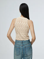 Load image into Gallery viewer, Laser Cut Knit Tank [2 Colours]
