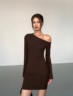 Load image into Gallery viewer, Toga Long Sleeve Mini Dress [2 Colours]
