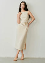 Load image into Gallery viewer, Embellished Boatneck Sheath Midi Dress [2 Colours]
