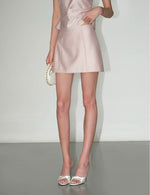 Load image into Gallery viewer, Gathered Peplum Cami // Mini Skirt // Trouses Set [2 Colours]
