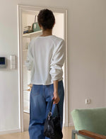 Load image into Gallery viewer, Korean Nocket Comfort Long Sleeve Top in Beige
