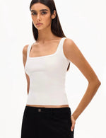 Load image into Gallery viewer, Classic Square Neck Stretch Tank Top [4 Colours]

